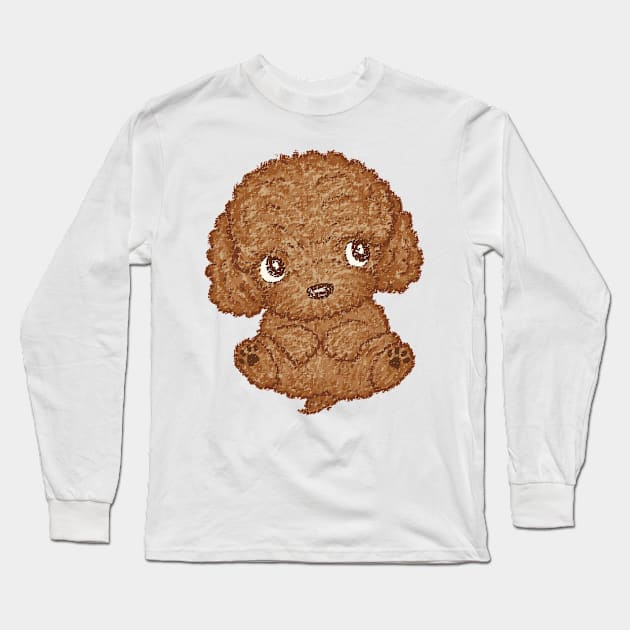 Toy-Poodle cute Long Sleeve T-Shirt by sanogawa